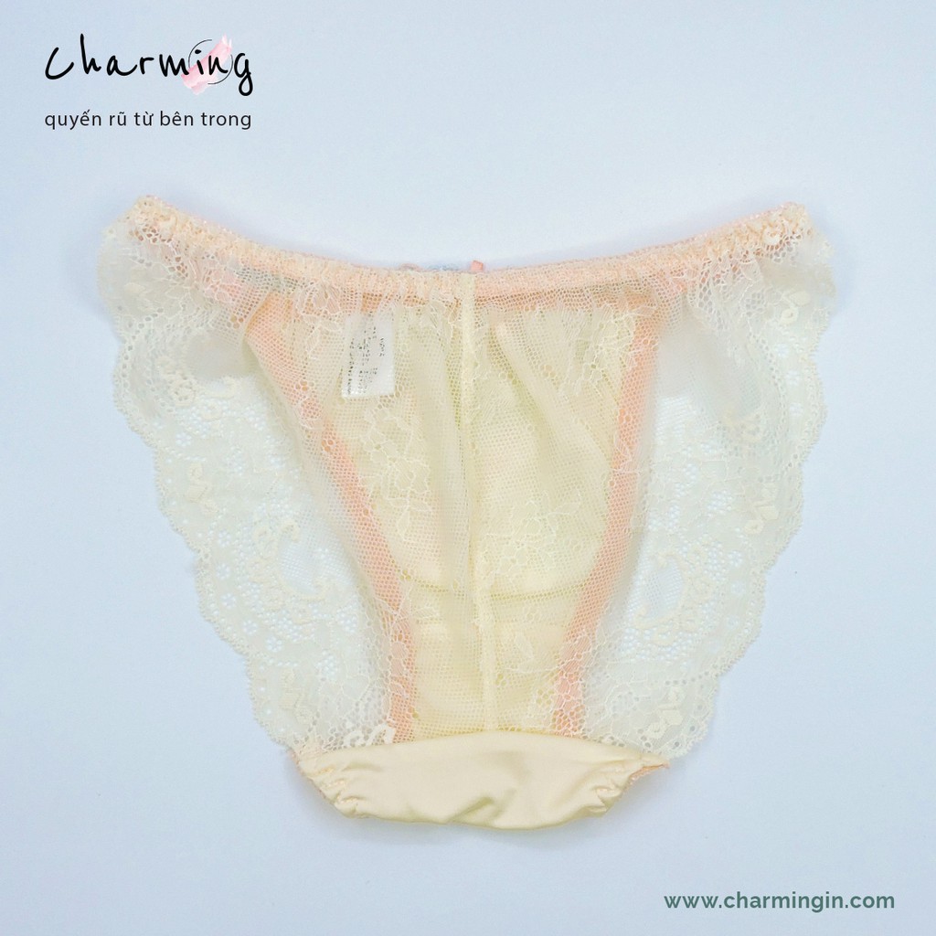 Quần lót ren hoa dây thun co giãn hông quyến rũ size M, L - QLRL0016