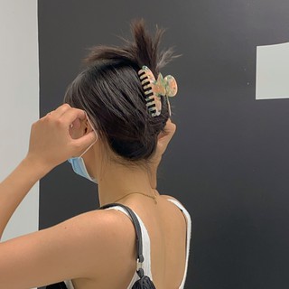 [ẢNH THẬT]𝐃𝐄𝐌𝐈 Kẹp tóc nữ Hàn quốc✨ Cặp tóc nữ ngoạm tròn vân đá phong cách Âu Mỹ
