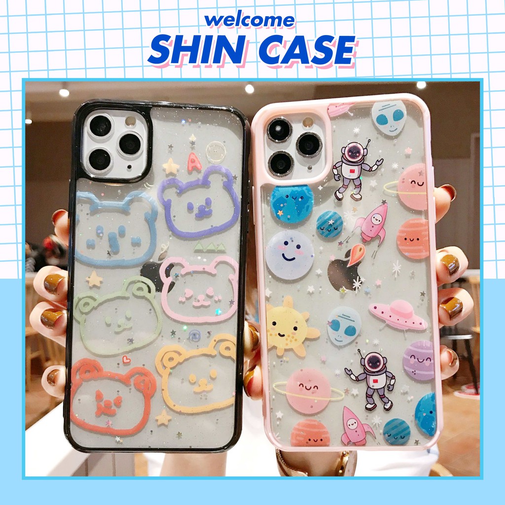Ốp lưng iphone Cartoon Space 5/5s/6/6plus/6s/6s plus/6/7/7plus/8/8plus/x/xs/xsmax/11/11pro/11 promax - Shin Case | BigBuy360 - bigbuy360.vn