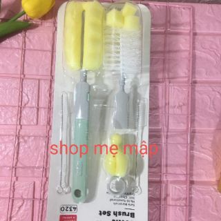 Cọ bình sữa babycare 5 món.