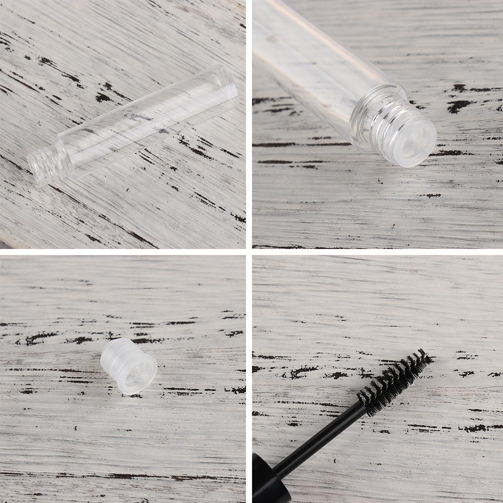 CLEVER Set 5 Tuýp Mascara Rỗng 10ml Kèm Cọ Chuốt Mi DIY