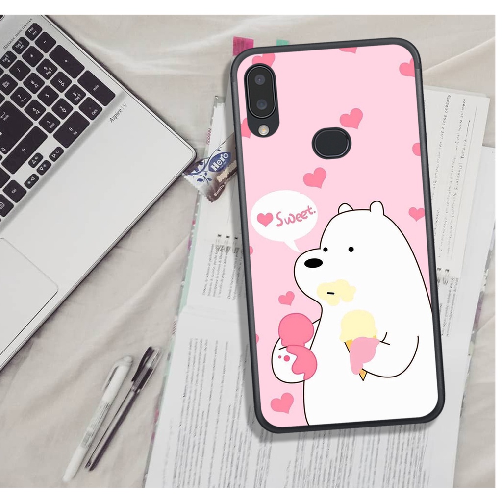 Ốp Lưng SamSung A10S/A11/A20/A30 . In Hình Gấu Bắc Cực Cute.