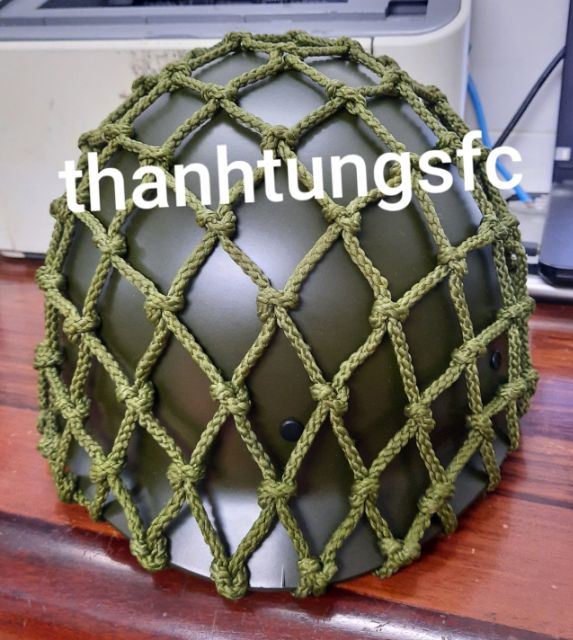 Nón bảo hiểm lính bọc lưới cao cấp