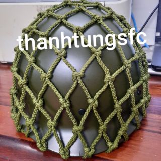 Nón bảo hiểm lính bọc lưới cao cấp