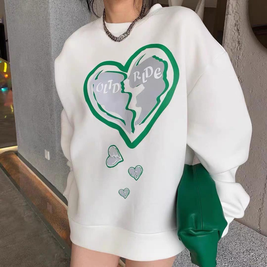 ÁO HOODIE HOẠ TIẾT TIM (A2195)