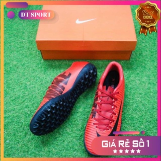 Giày đá bóng mercurial đỏ tf - giày đá bóng sân cỏ nhân tạo
