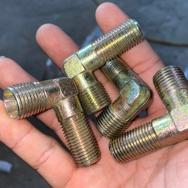 Cút nối ren 16/14 mạ