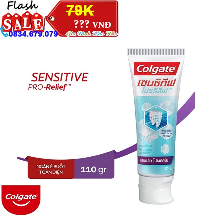 Kem đánh răng Colgate Sensitive Pro Relief Complete Protection 110g