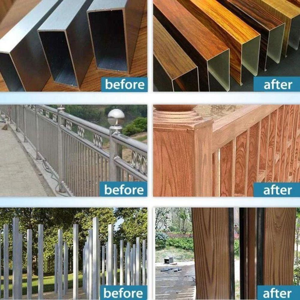 Bộ 2 / 4 Cây Lăn Sơn Tường Họa Tiết Vân Gỗ Độc Đáo