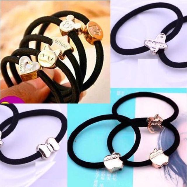 Set 6 Buộc Tóc Thời Trang Phong Cách Hàn Quốc