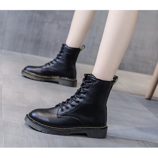 Giày Bốt Nữ Dr Marten Cổ Lửng Mã H80