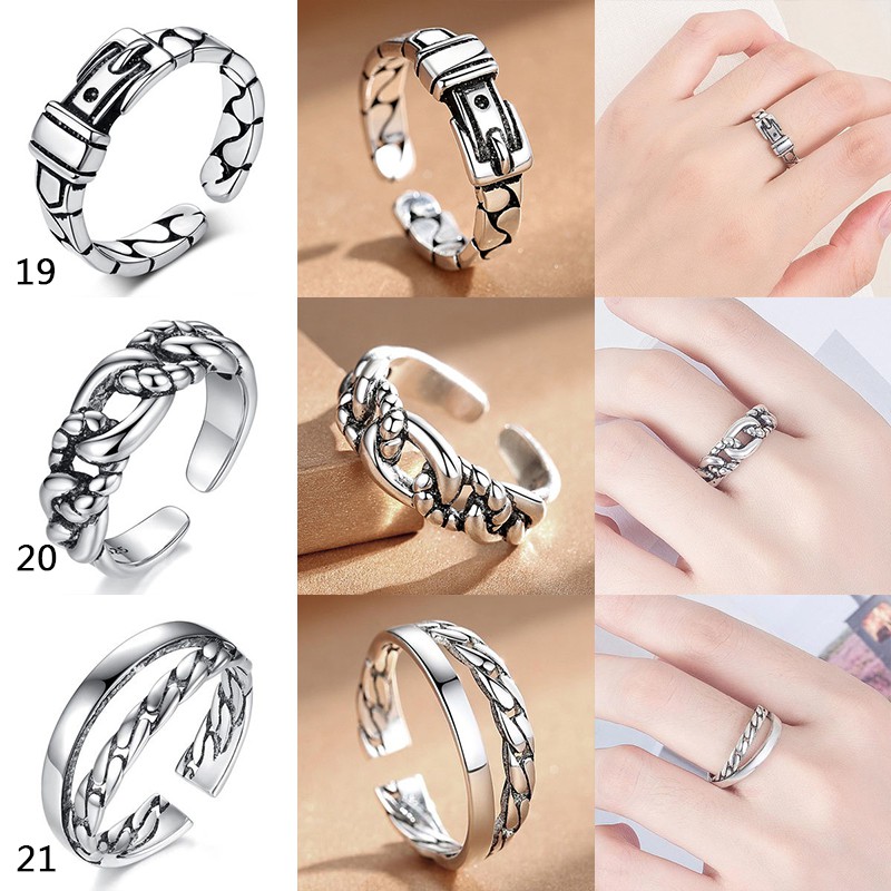 Nhẫn bạc 925 Thái Lan 50 thiết kế kiểu dáng sang trọng S1