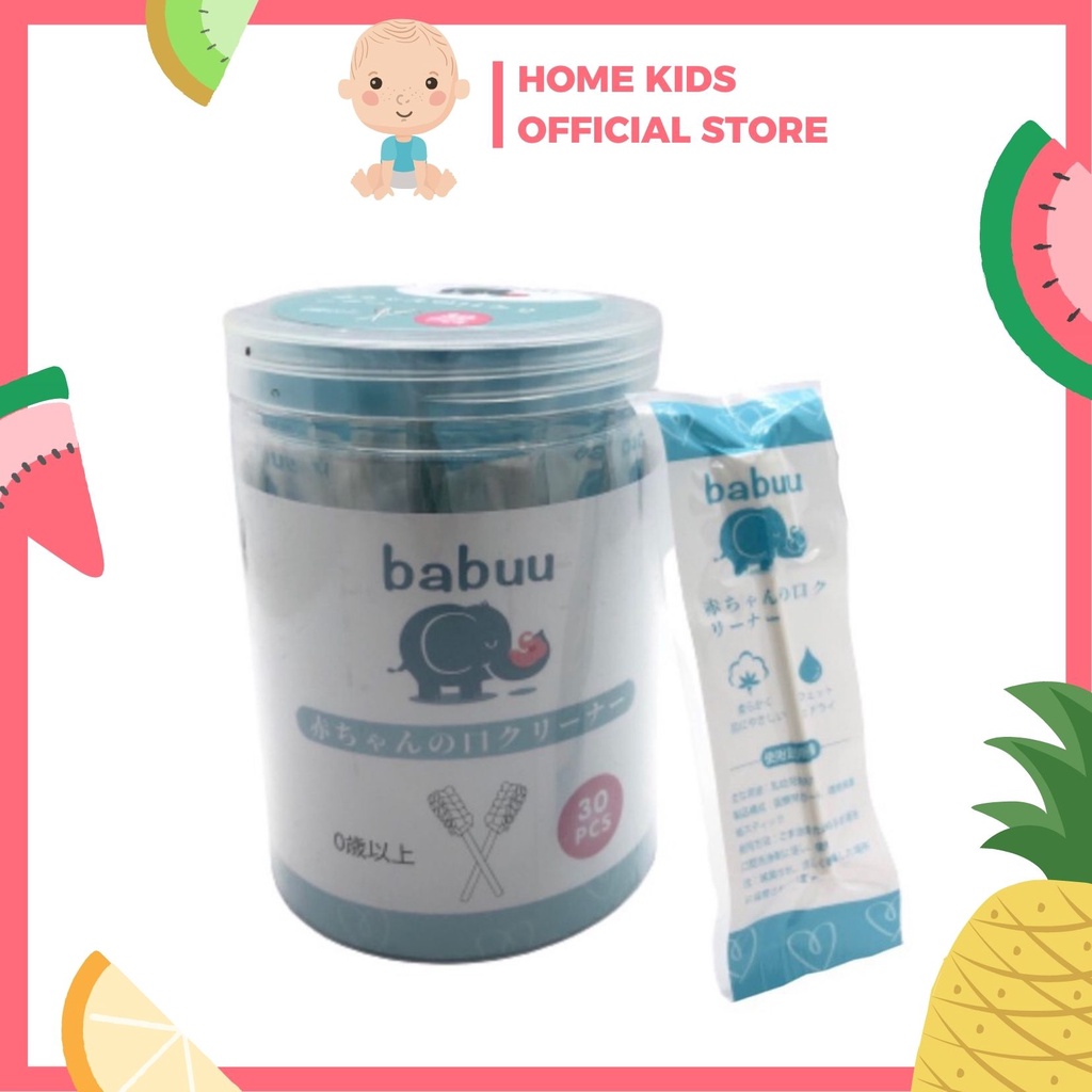 [HCM - CHÍNH HÃNG] Rơ Lưỡi BaBuu Cho Bé. Rơ Lưỡi Hộp 30 Cái CAO CẤP