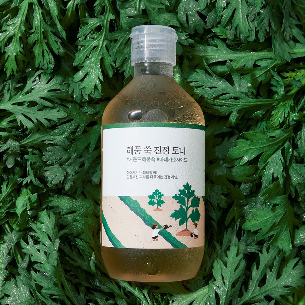 Nước Cân Bằng Round Lab Mugwort Calming Toner Làm Dịu Chiết Xuất Ngải Cứu 300ml