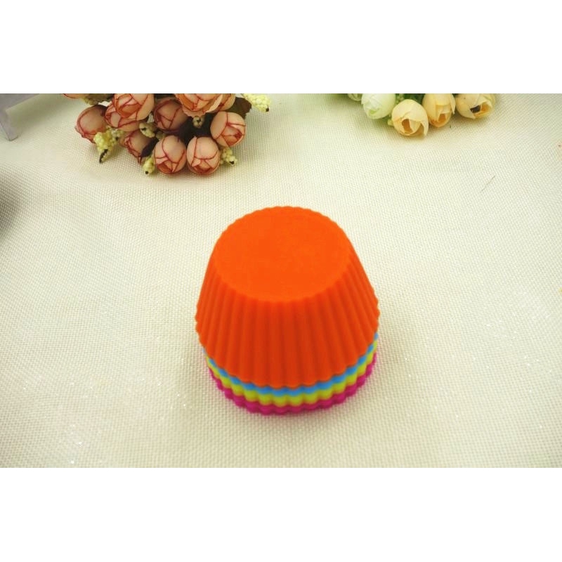 6 Khuôn Làm Bánh Muffin Bằng Silicon