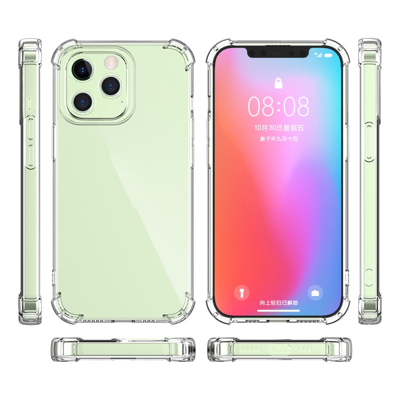 Ốp Điện Thoại tpu Trong Suốt Có Túi Khí Chống Sốc Cho iphone 15 14 13 12 11 pro xs max 12 mini xr x 7 8 6 6s plus se 2020