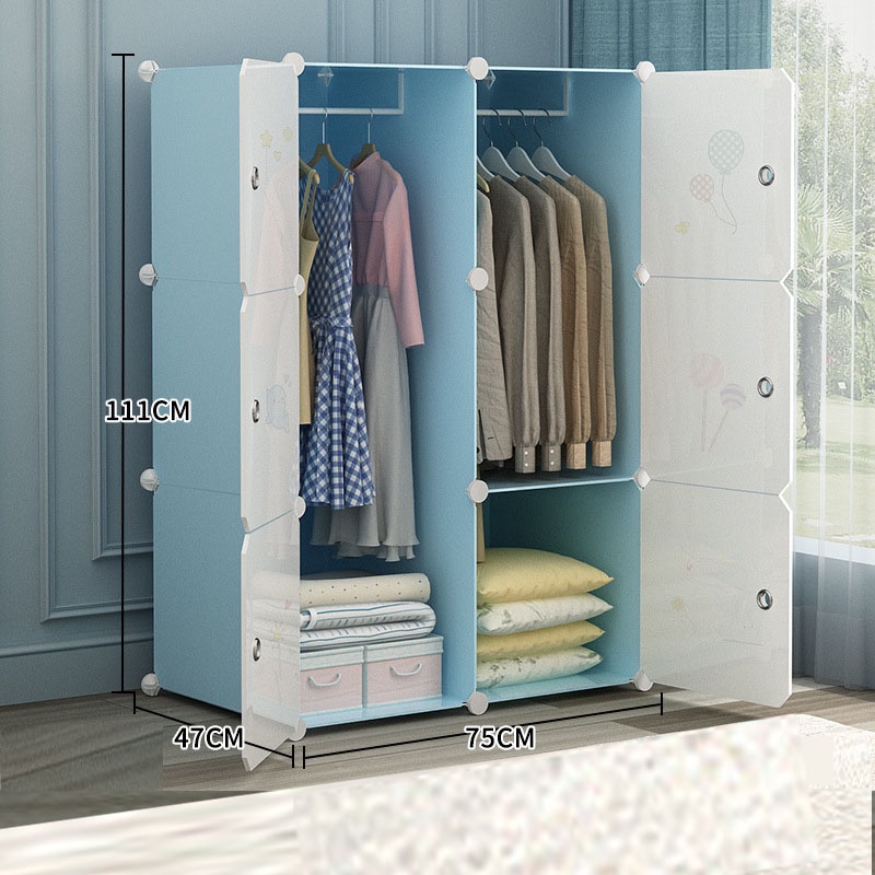 Tủ nhựa ghép đa năng gọn nhẹ V LUCKY HOUSE VLK14
