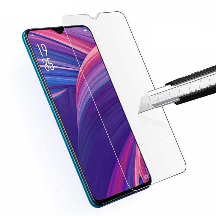 (R3)Miếng Dán Cường Lực Oppo A12 A7 A5s Trong Suốt Chính Hãng Remax