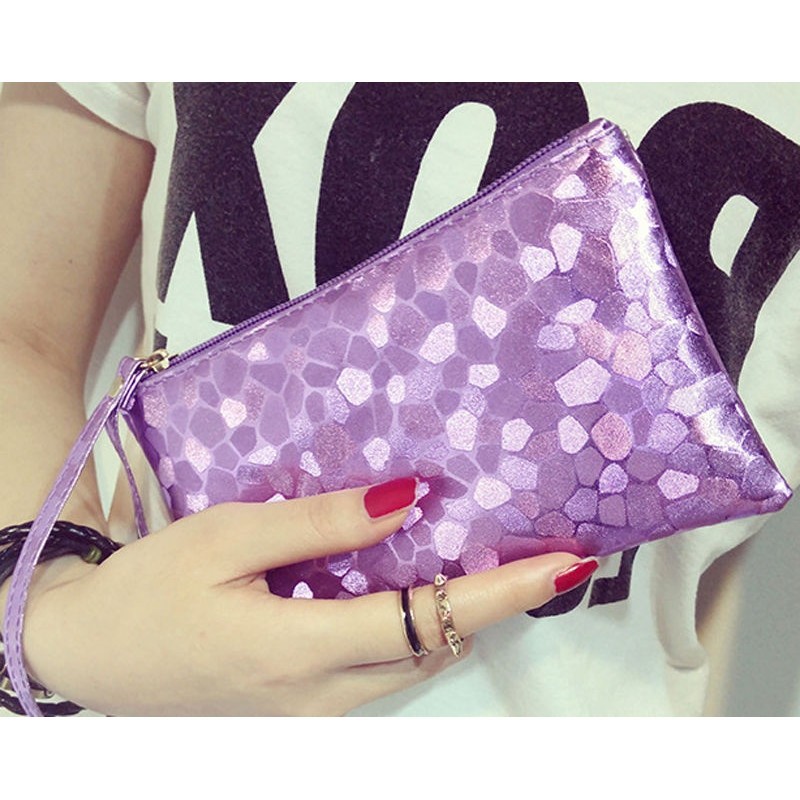 ☛☏❤Womens Evening Party Clutch Bag Purse Bag Handbag Sequins Sparkling Bling Wallet