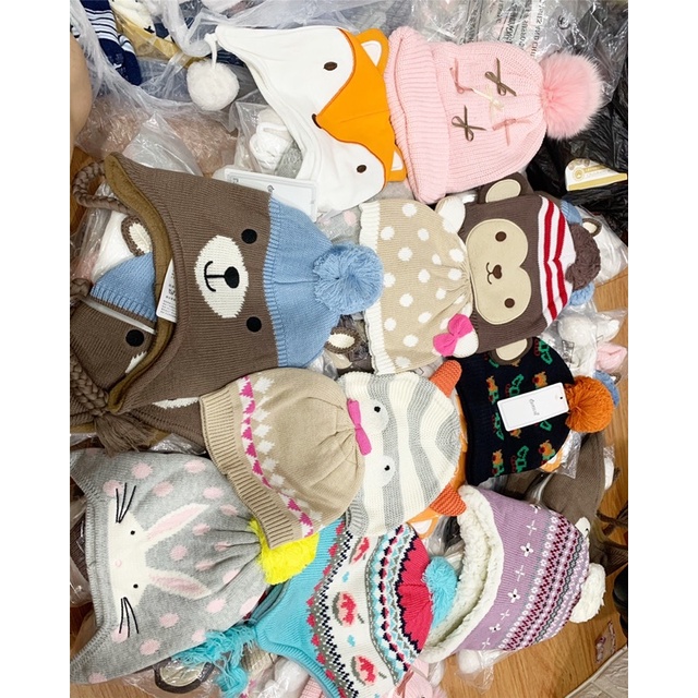 Mũ len xuất xịn cho bé 2-6y