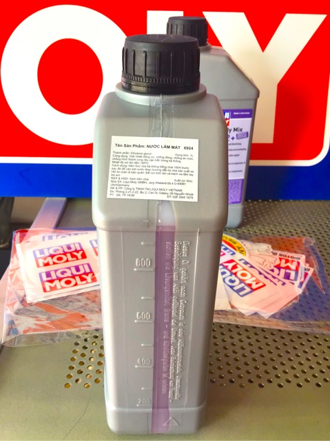 Nước Làm Mát Đã Pha Sẵn Liqui Moly Coolant Ready Mix RAF 12 Plus 6924 1L - Nước Màu Đỏ Hồng