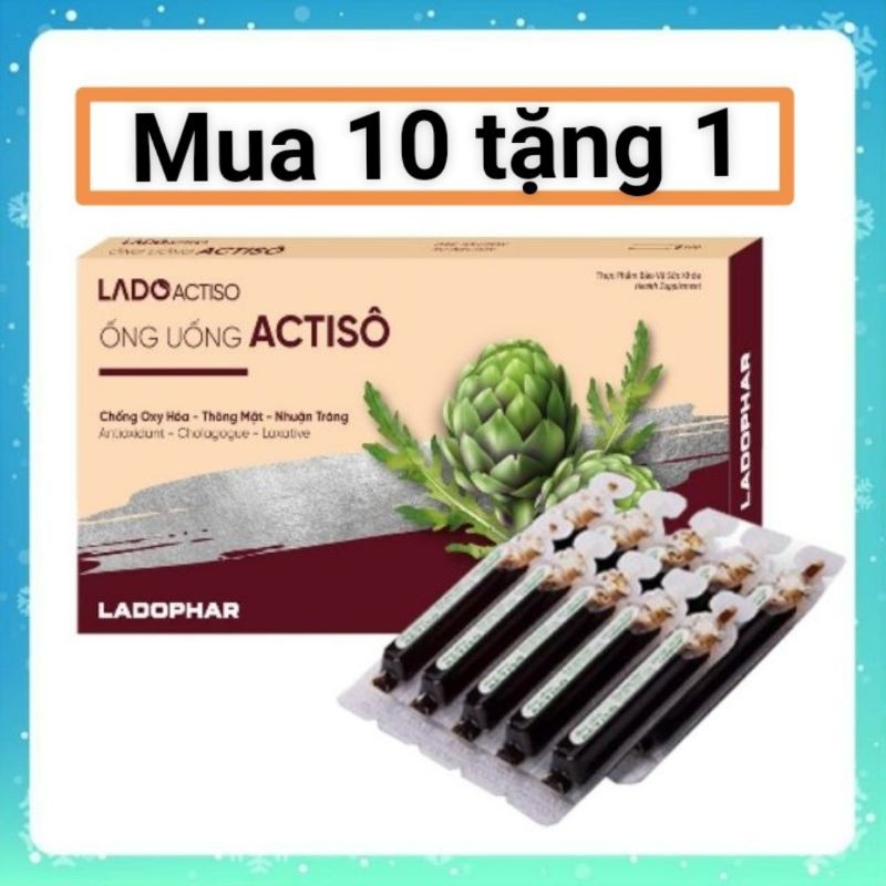 cao atiso nước dạng ống ladophar combo 10 hộp