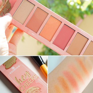 Bảng phấn má + Highlight Bronzer Essence Hey cheeks blush