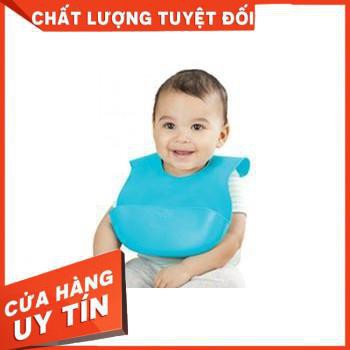 Yếm máng nhựa dẻo cao cấp CHO BÉ TẬP ĂN DẶM