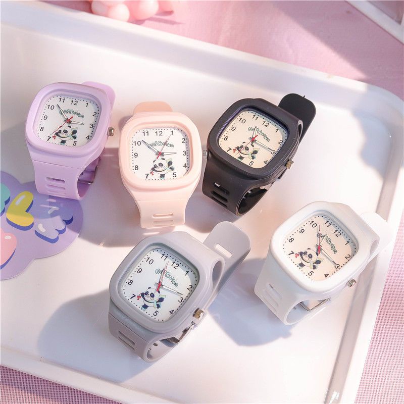 Đồng Hồ Đeo Tay Kiểu Dáng Đơn Giản Dễ Thương Chống Thấm Nước Dành Cho Học Sinh Trung Học