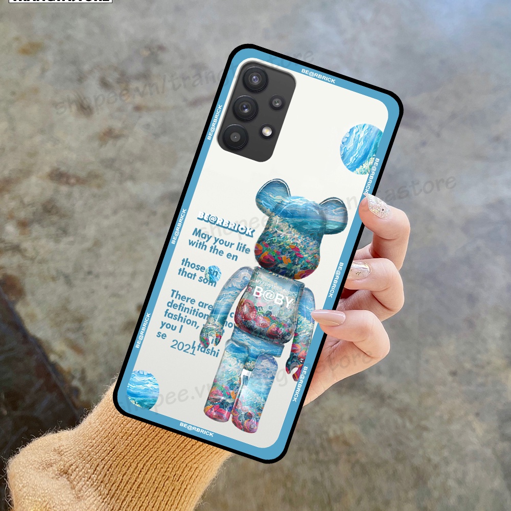 Ốp lưng Samsung A32 4G 5G - A52 - A52s -  A72 in hình gấu Bearbrick,Mountain,xanh,đen,đỏ giá rẻ