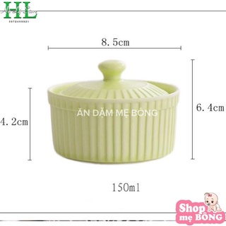 Bát ramenkin có nắp cho bé ăn dặm