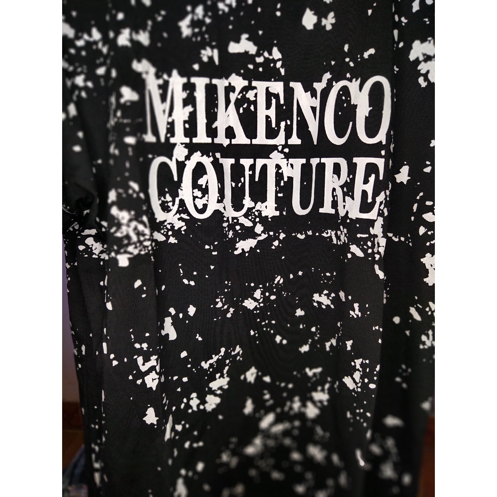 ( Ảnh thật ) Áo Phông Nam MIKENCOO Họa Tiết Loang Siêu Hiếm, Cotton Mịn Cao Cấp Thấm Hút Mồ Hôi Cực Tốt Fom Nam Nữ Trend