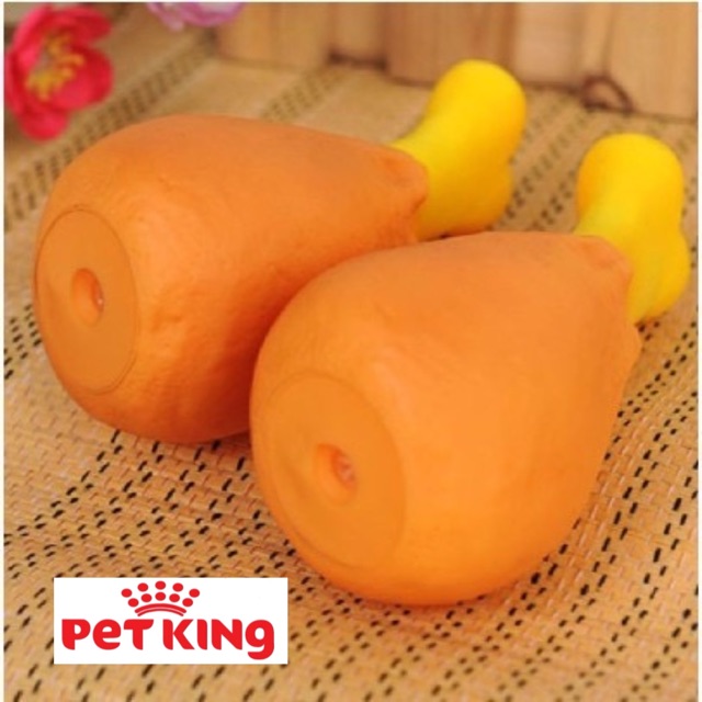 Đồ Chơi Đùi Gà kêu bíp bíp cho Thú Cưng
