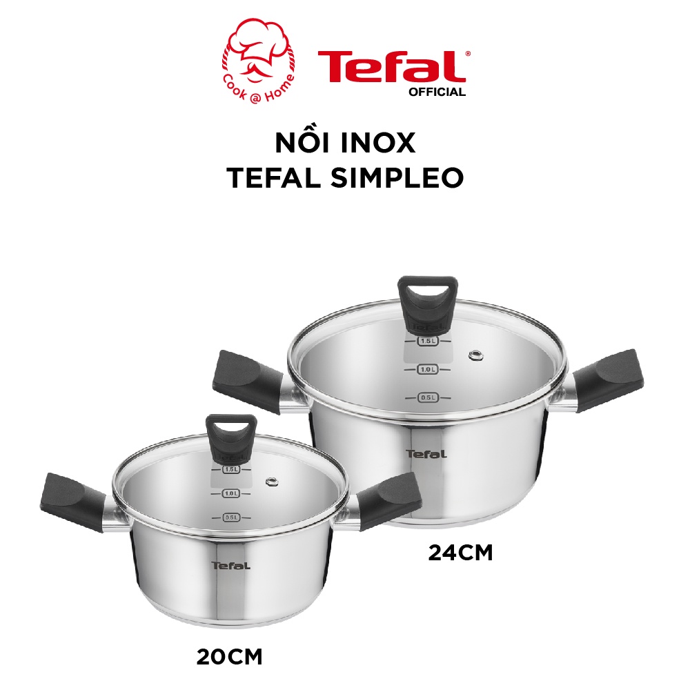 Nồi inox Simpleo size 20, 24cm - B9054495/B9054695