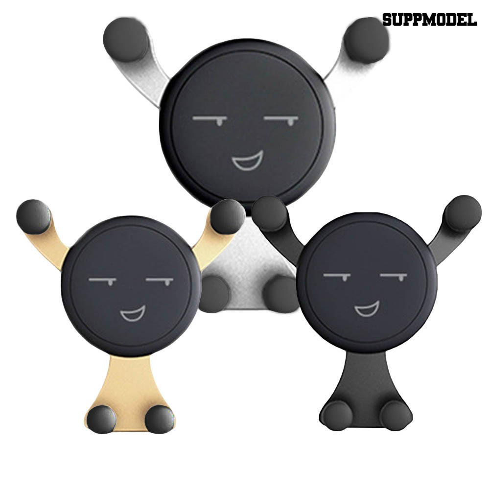 Giá Đỡ Điện Thoại Gắn Lỗ Thông Gió Xe Hơi Hình Mặt Cười Xinh Xắn | BigBuy360 - bigbuy360.vn