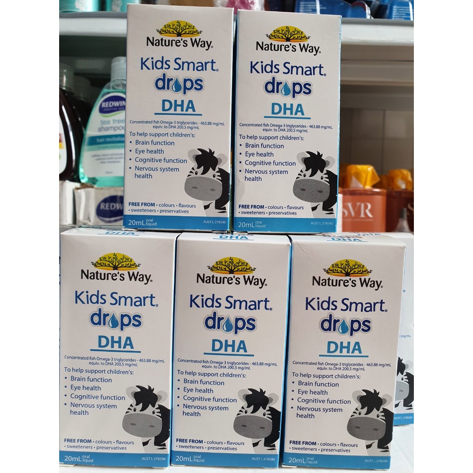 DHA Kids Smart Nature's Way dạng giọt cho bé 20ml (Hộp)