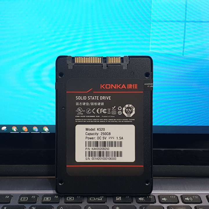 [Mã ELMS05 giảm 5% đơn 300k]Ổ cứng SSD 2.5 inch SATA Konka K520 250GB - bảo hành 36 tháng SD75