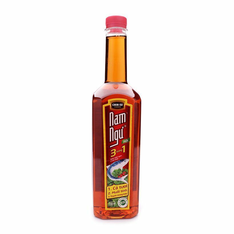 NƯỚC MẮM NAM NGƯ CHIN-SU CÁ CƠM 3IN1 CHAI 750ML