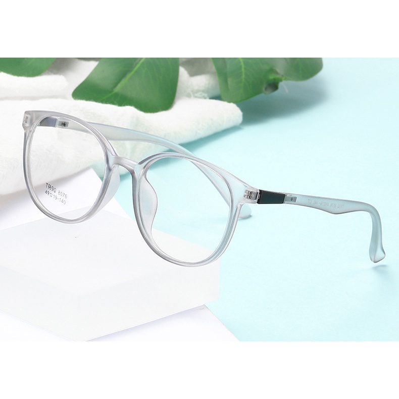 Gọng mắt kính tròn BEOMALL chất liệu siêu bền dẻo là phụ kiện thời trang sang trọng tinh tế nhất 8076