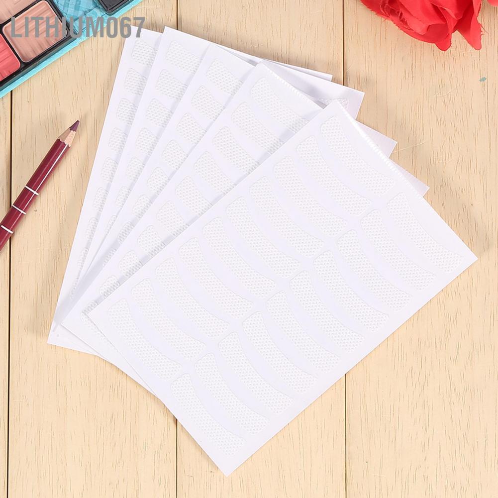 100 Miếng dán dưới bọng mắt bằng vải không dệt mềm mại dùng trang điểm ghép dài mi