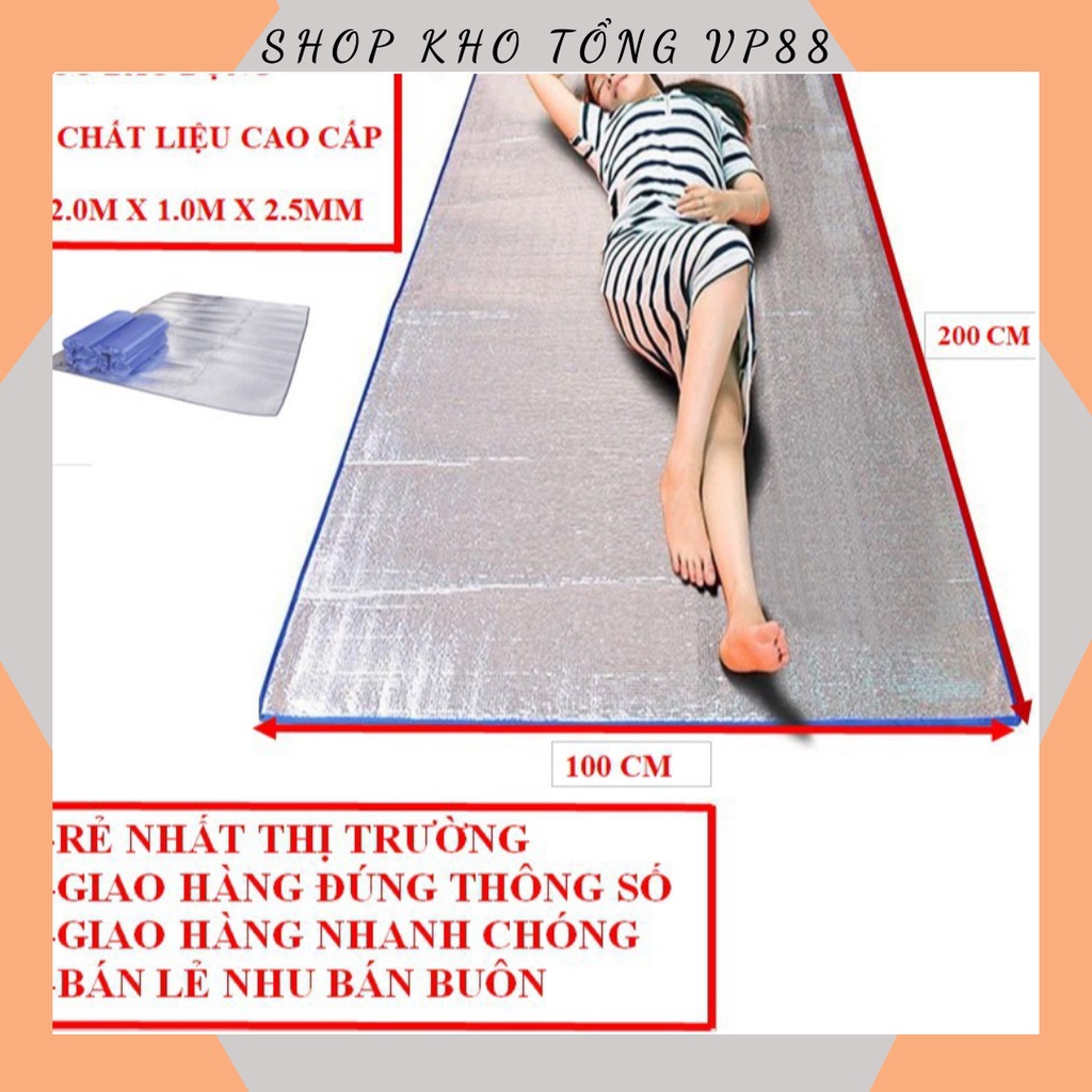 CHIẾU NGỦ TRƯA CÁ NHÂN VĂN PHÒNG 100CMx200CM DÀY 2,5MM (CÓ TÚI ĐỰNG) 2242 KHOTONG
