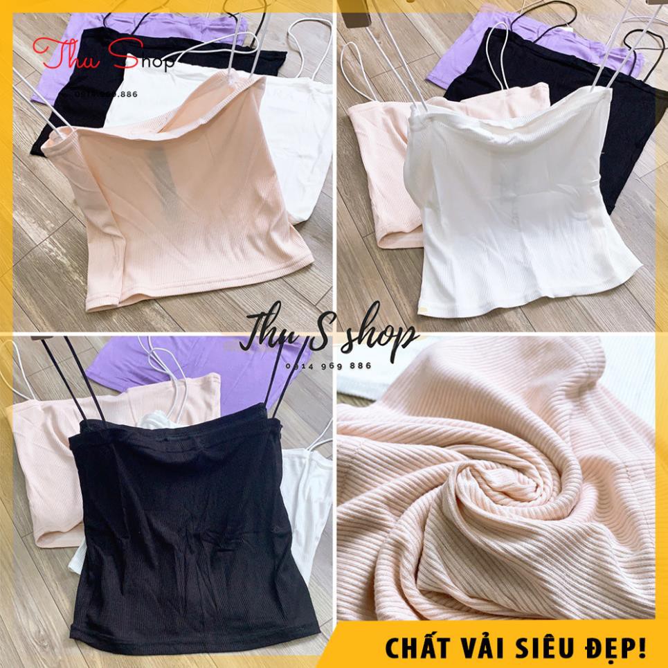 [Mã FAMANU83 giảm 10% đơn 0đ] Áo quây len tăm, áo 2 dây sợi mảnh