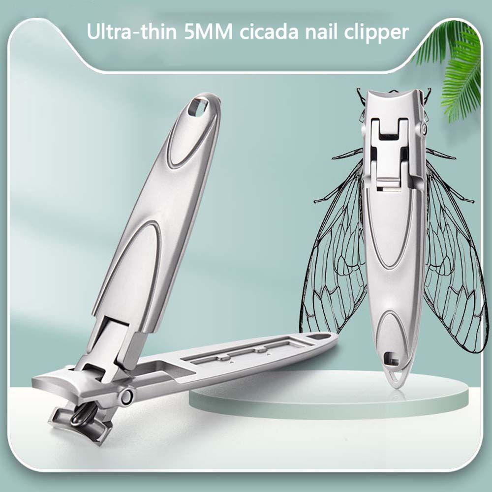 Kìm Cắt Móng Tay Không Vón Cục Nhọn|Dụng Cụ Cắt Móng Tay Hình Cicada