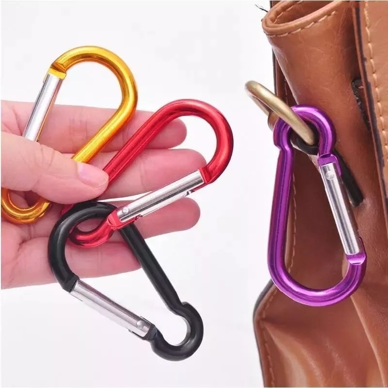 Móc Khóa Carabiner Chữ D Bằng Nhôm Đa Ứng Dụng