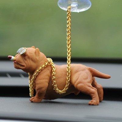 Bộ 4 chó Pitbull trang trí taplo ô tô nhà cửa cực ngầu HÌNH CHỤP THẬT | BigBuy360 - bigbuy360.vn