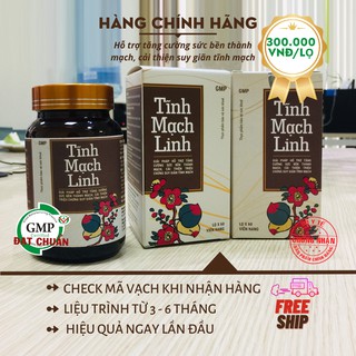 TĨNH MẠCH LINH hỗ trợ điều trị suy giãn tĩnh mạch, tê bì chân tay, đau mỏi vai gáy, tăng cường sức đề kháng