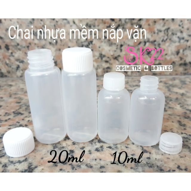 SET 50 CHAI NHỰA MỀM 10ml/20ml