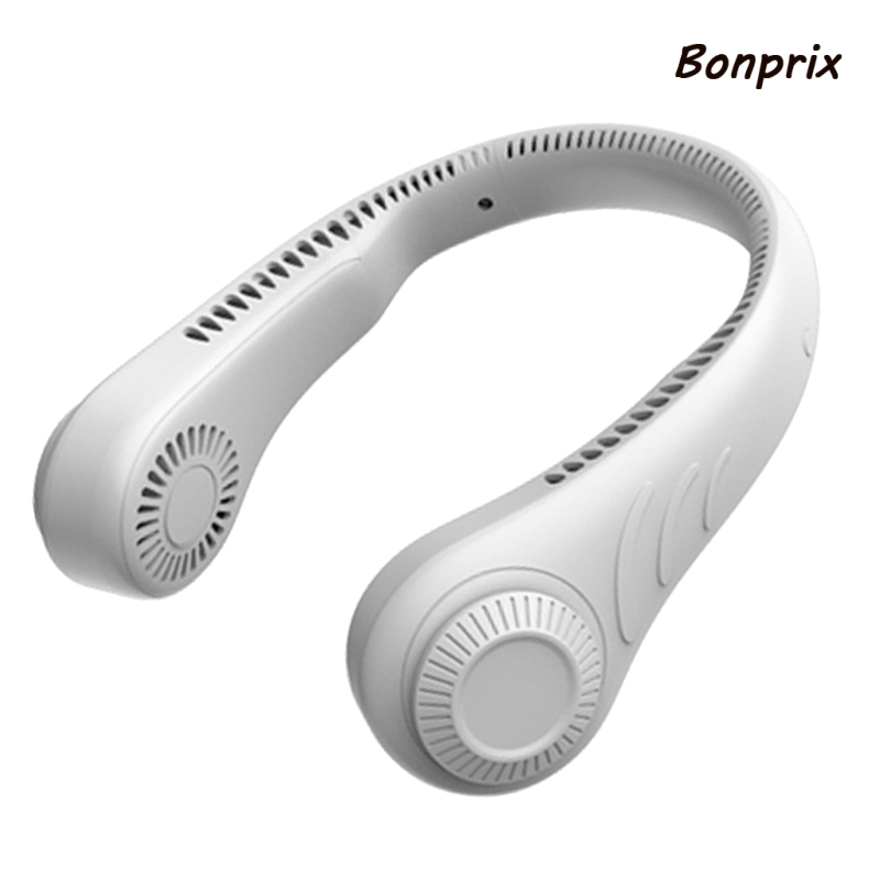 Quạt Làm Mát Mini Đeo Cổ Không Cánh Nhỏ Gọn Tiện Dụng