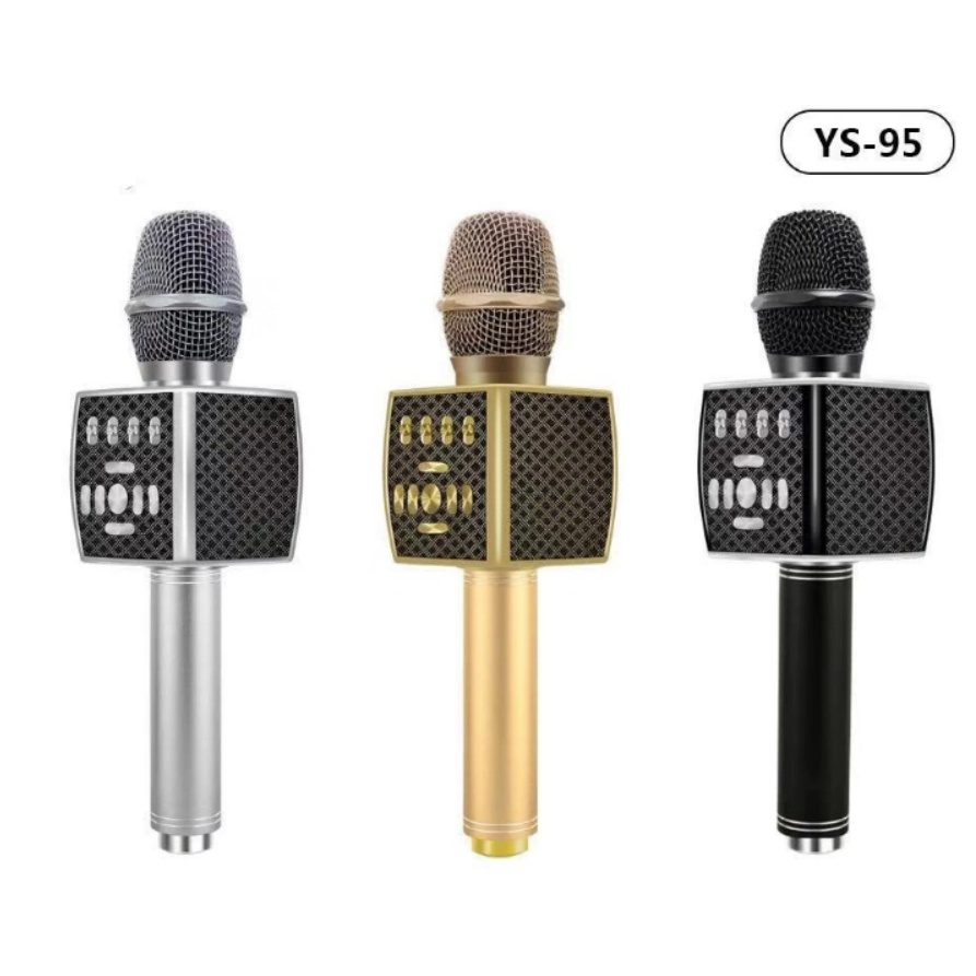 Micro bluetooth karaoke Yo-SuSD YS95 chính hãng hàng xịn công suất 14W, micro không dây hát karaoke 3000mah