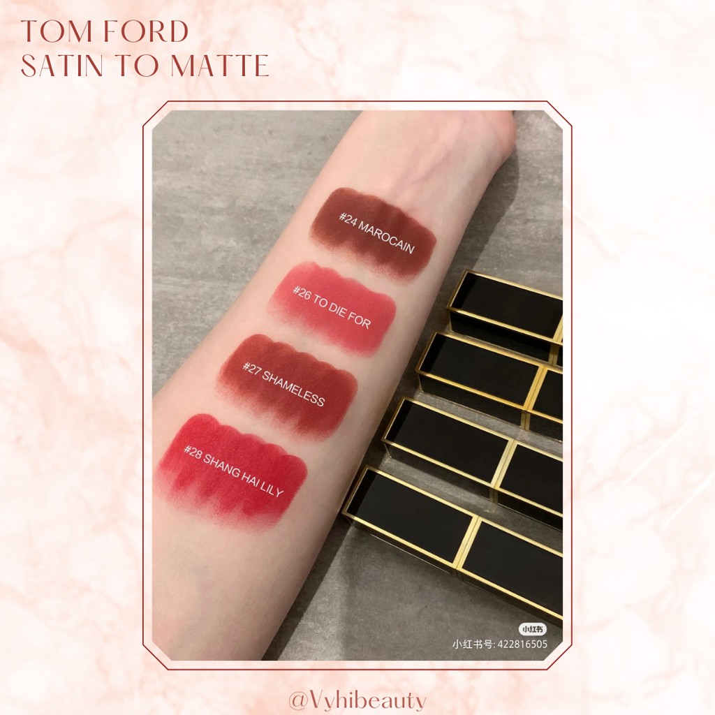 Son thỏi Tom Ford Satin to Matte full size